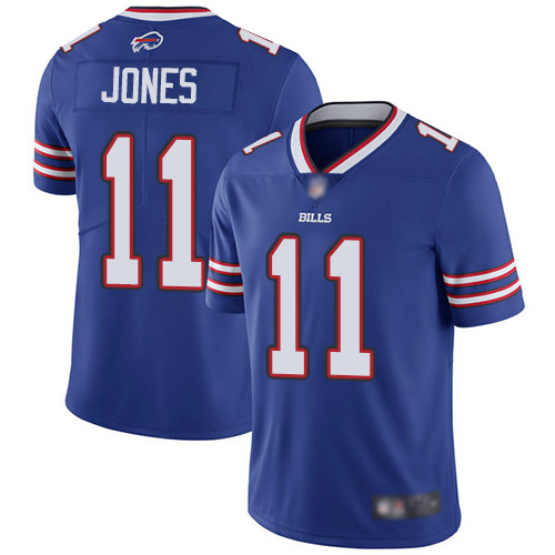 Men Buffalo Bills 11 Zay Jones Royal Blue Team Color Vapor Untouchable Limited Player NFL Jersey